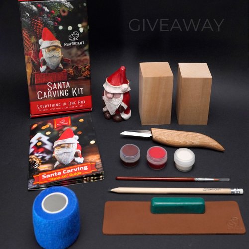 BeaverCraft Santa Carving Hobby Kit