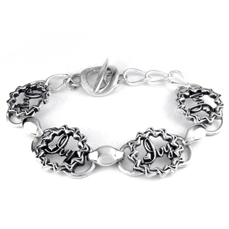 Customized.925 sterling silver jewelry BRD00004-designer's choice bracelet - Bracelets - Other Metals 