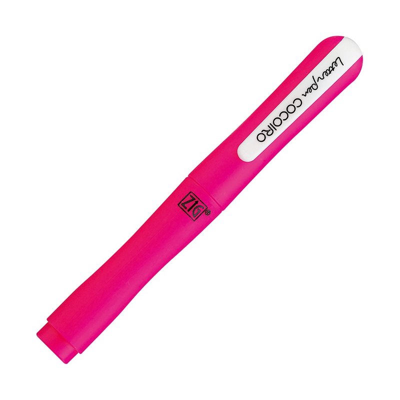 [Kuretake Japanese Kuretake] ZIG COCOIRO Rose Powder with Changing Pen Holder (LPC-11) - อุปกรณ์เขียนอื่นๆ - พลาสติก สึชมพู