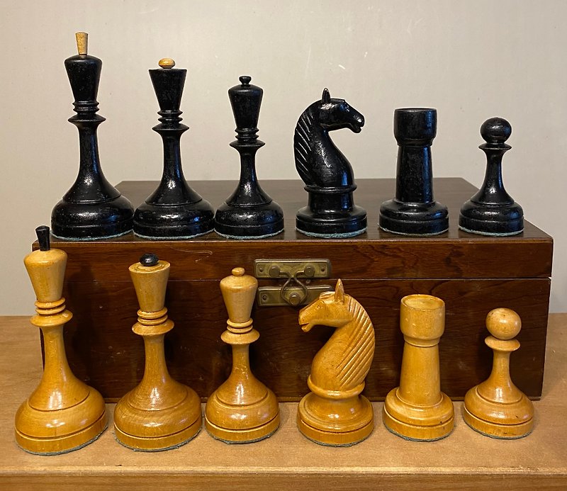 BFII chess set, Botvinnik - Flohr II - Board Games & Toys - Wood 