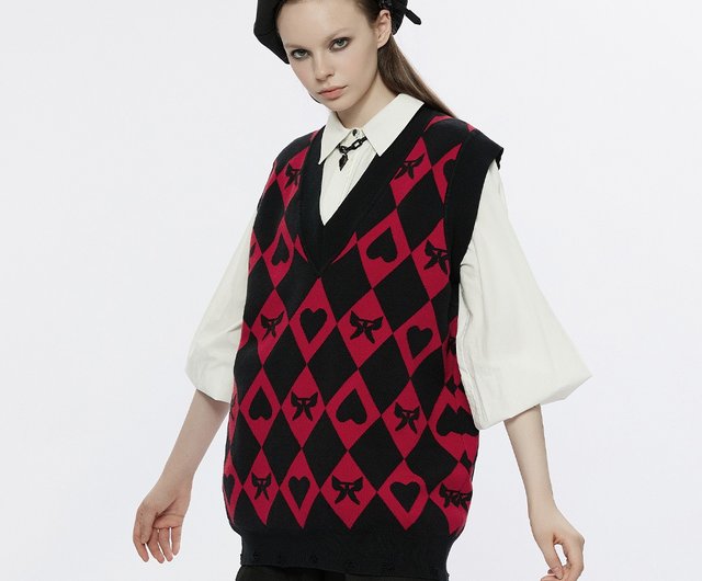 Punk Shaman Academy Sweater Vest/Loose Fit - Shop PUNK RAVE