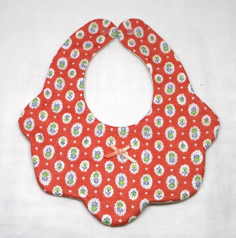 Japanese Handmade 8-layer-gauze Baby Bib - Bibs - Cotton & Hemp Orange