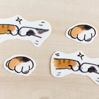 手クリッピングペーパー - 猫の手の猫の足