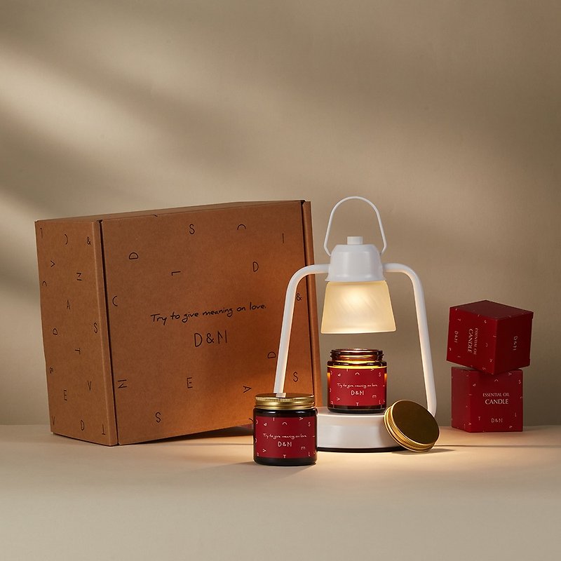 [Gift Recommendation] D&M Fragrance Essential Oil Candle Melt Wax Lamp | Gift Box - เทียน/เชิงเทียน - โลหะ 