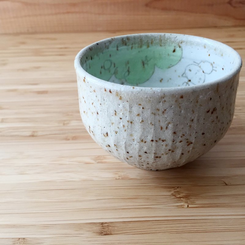 [COUTINMUK]‧ Little Deer Park ‧ Powder Ceramic Bowl - Bowls - Pottery White