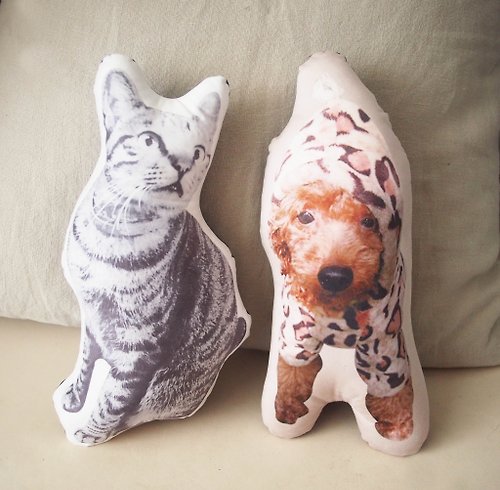 Doodah Design 寵物仿真造型抱枕訂製 客製化禮物 寵物紀念