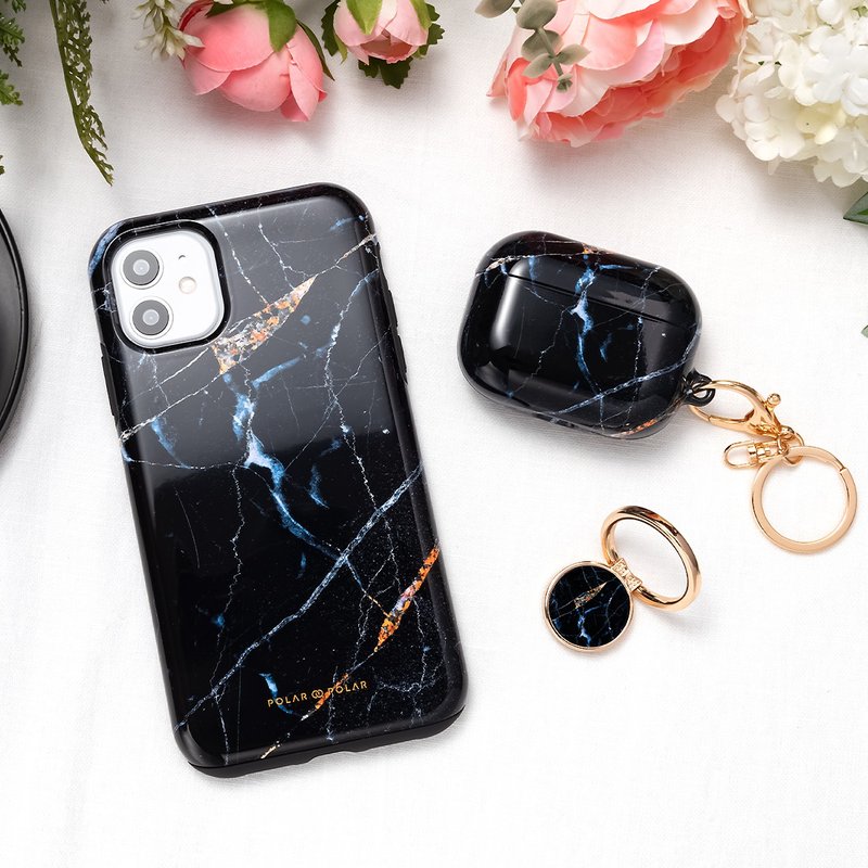 Midnight Marble | iPhone MagSafe Phone Case - เคส/ซองมือถือ - พลาสติก สีดำ