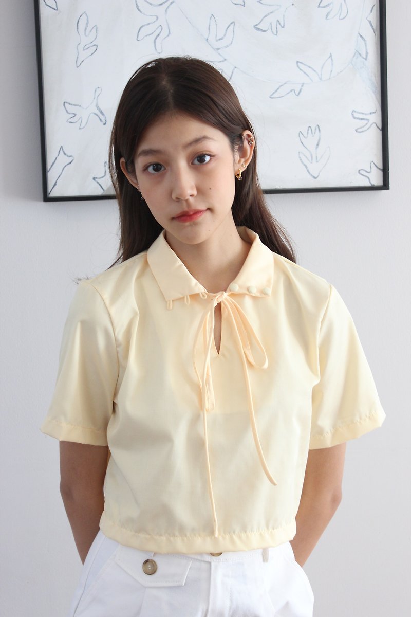 Sailor shirt - Yellow - Shop HIGHESTJUMP Women's Shirts - Pinkoi
