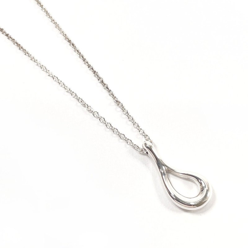 【日本直送 中古美品】ティファニー TIFFANY&Co. ネックレス ペンダント オープン ティアドロップ - 項鍊 - 純銀 銀色