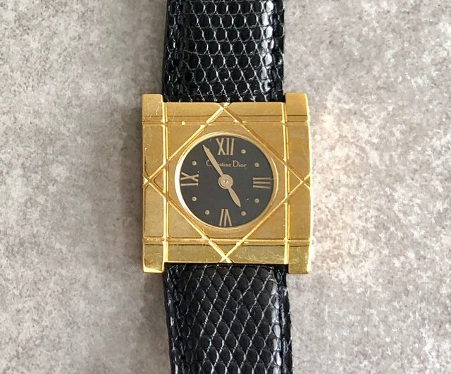 正規品【新品電池】ChristianDior D82-150/カナージュ 動作品 日本直送 名牌中古包 】Christian Dior カナージュ 腕時計