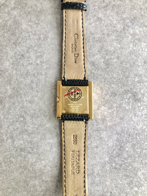 【希少】Christian Dior 腕時計 カナージュ D82-150 楽天市場】クリスチャンディオール カナージュカレクォーツ時計-19.7g