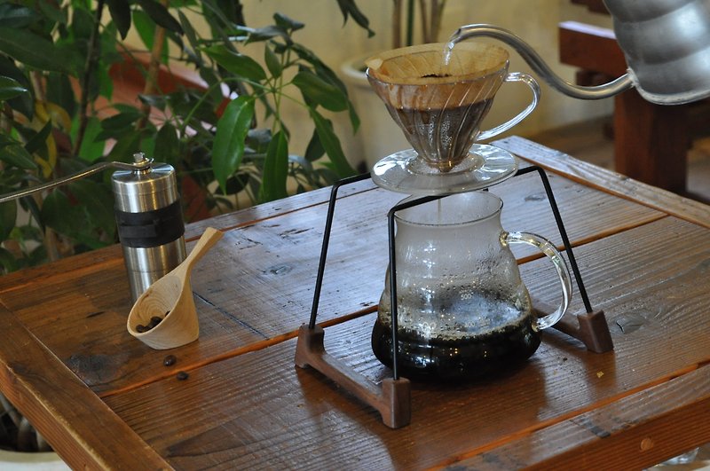 最幸福的時光 咖啡濾杯架 胡桃木 - 咖啡杯/馬克杯 - 木頭 咖啡色