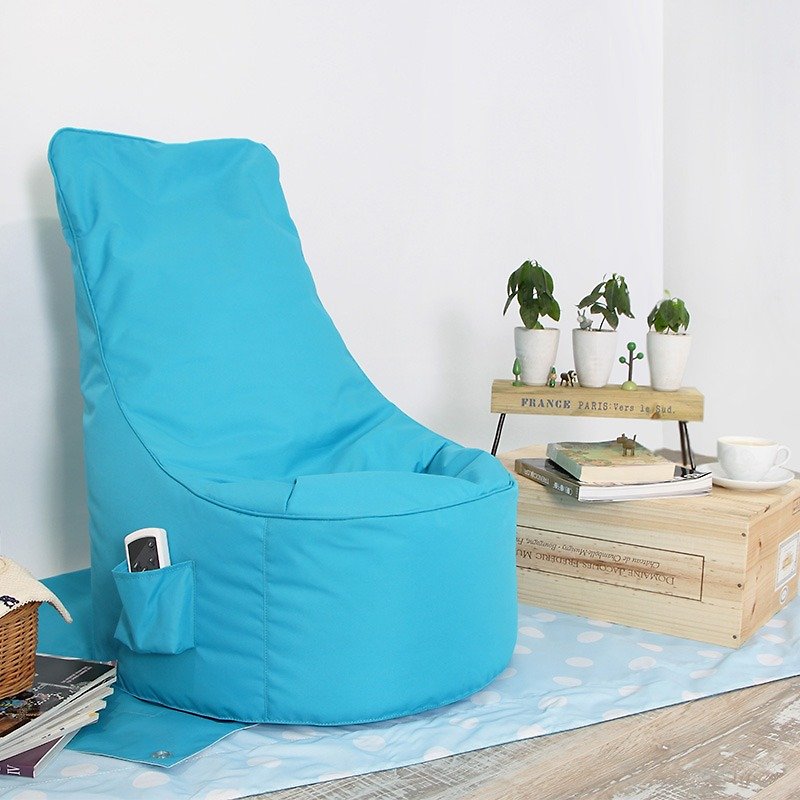 懶骨頭躺椅(中)．天藍 (購買即贈送五折優惠券) - 其他家具 - 其他材質 藍色