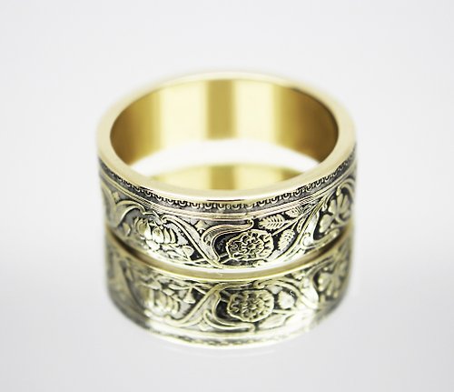 CoinsRingsUkraine India Coin Ring British George V King Emperor 1 Rupee 1921 (Replica) coin rings