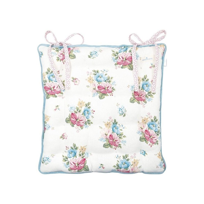 丹麥GreenGate Josefina white-椅墊/抱枕套 - 枕頭/抱枕 - 棉．麻 