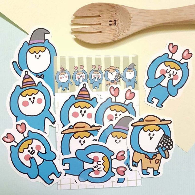 Ning's Sticker - Character Version - Stickers - Paper 