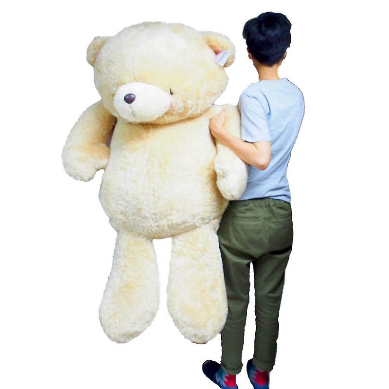 36 inches/hugging fluffy bear [Hallmark-ForeverFriends fluff-hug series] - Stuffed Dolls & Figurines - Other Materials Gold
