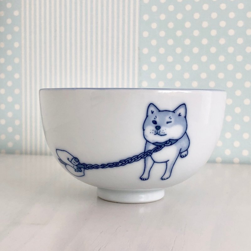 Rice bowl (I hate walking) - Bowls - Porcelain White