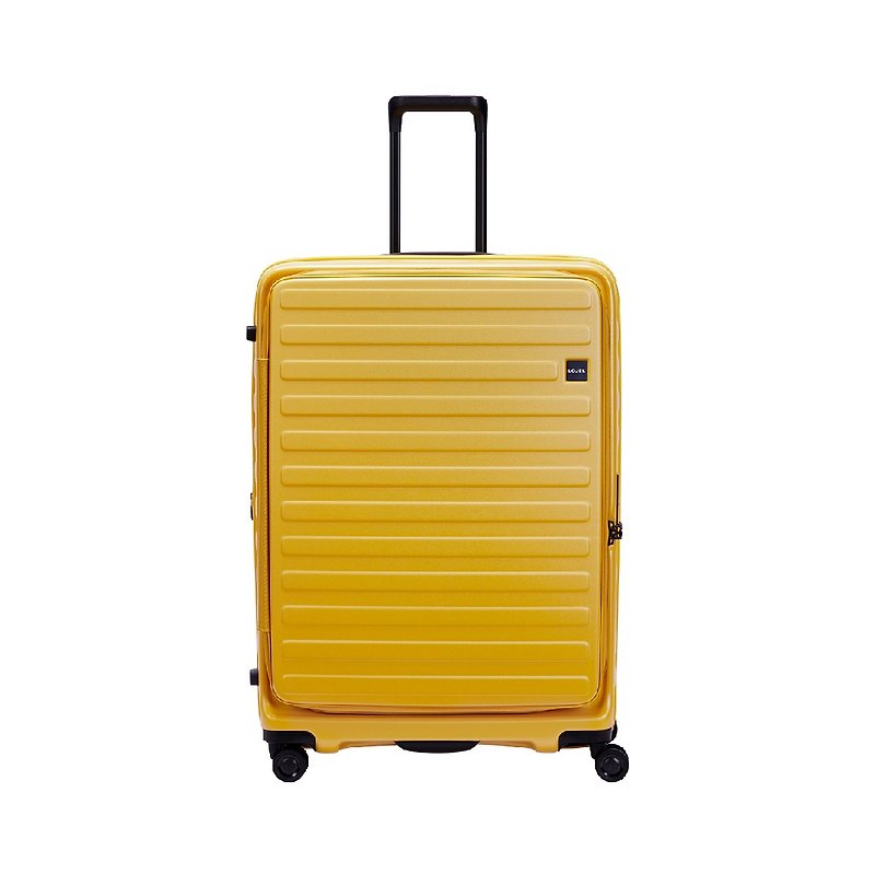 Pre-order [Upgraded Version] [LOJEL] CUBO 30-inch front-opening expansion security box mustard yellow - Luggage & Luggage Covers - Plastic Yellow
