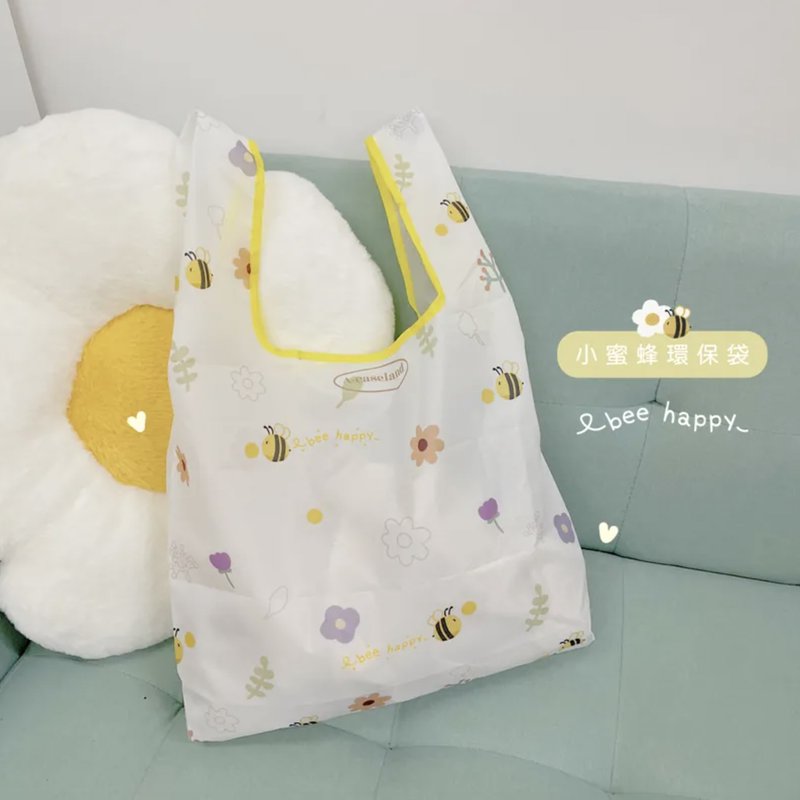 【小蜜蜂 Bee happy】環保袋 - 手提包/手提袋 - 其他材質 