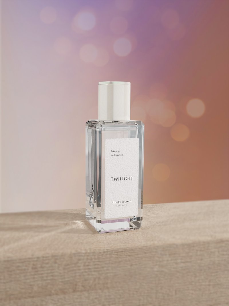【Engraving Available】TWILIGHT | Lavender & Cedarwood Perfume | ninety second - น้ำหอม - วัสดุอื่นๆ ขาว