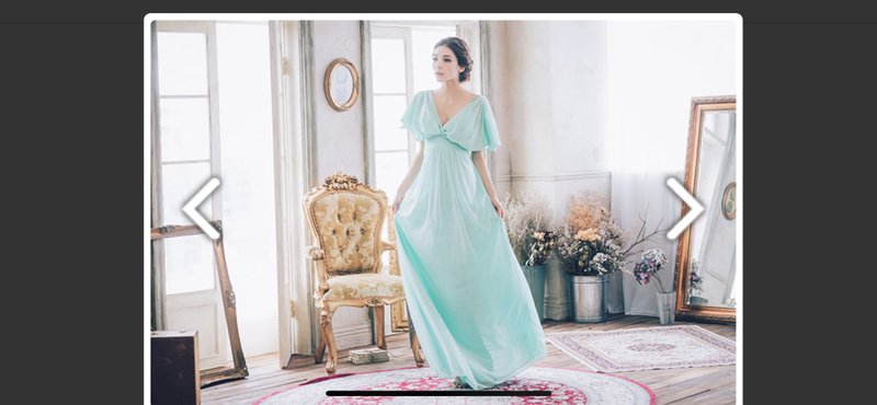 TOKYOef & SherryChen Front and Back V-neck Sleeve Dress Light Blue/Light Green - Evening Dresses & Gowns - Silk Transparent