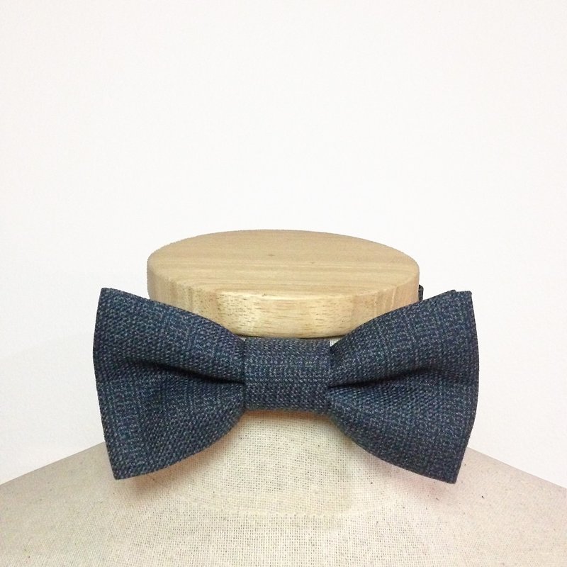Bow Tie GREY TEXTURE - 領帶/領帶夾 - 其他材質 灰色