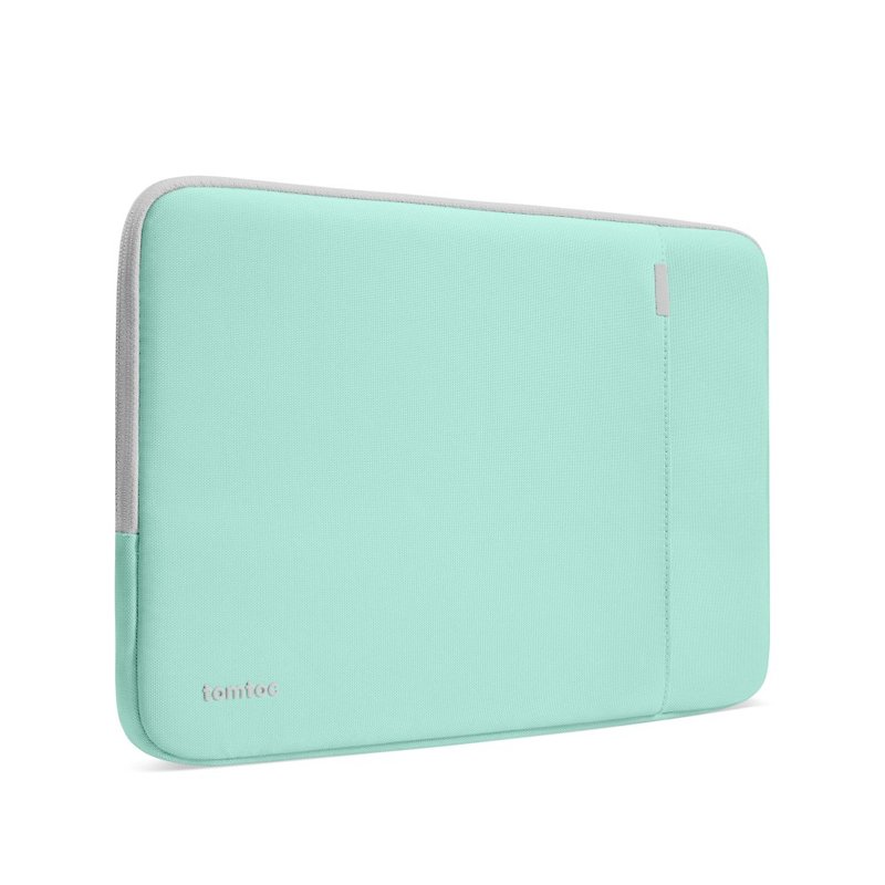 Fully Protected, Mint Blue Laptop Case for 13/14" MacBook Pro/MacBook Air - กระเป๋าแล็ปท็อป - เส้นใยสังเคราะห์ 