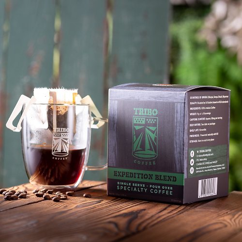 TRIBO COFFEE 遠征綜合 中焙 濾掛式咖啡 (5入 / 10入盒裝)