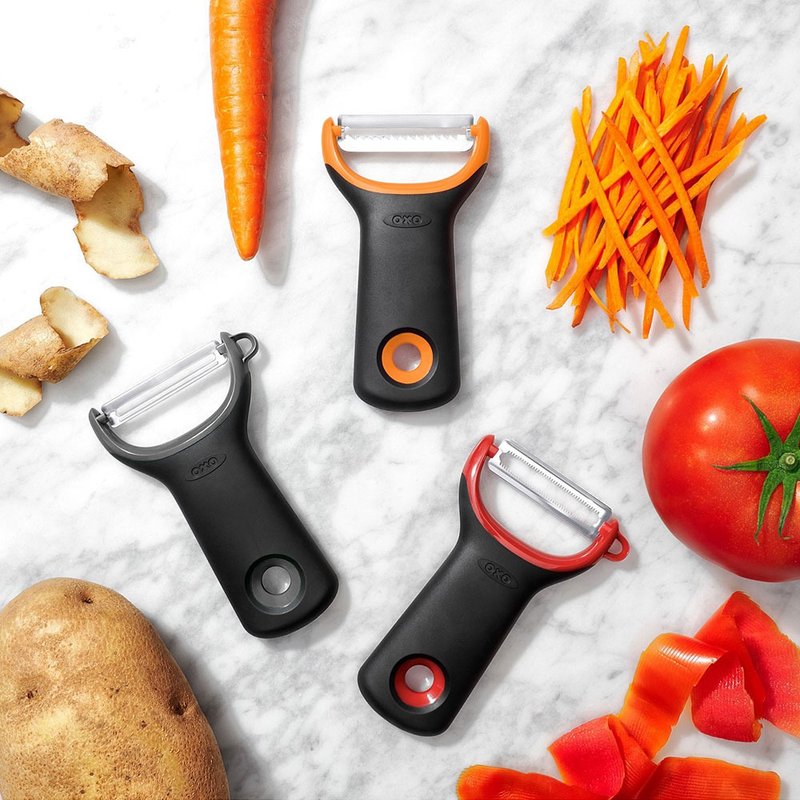【涼夏備餐】OXO Y型刨絲刀(切絲器/刨絲器) - 廚具 - 不鏽鋼 黑色
