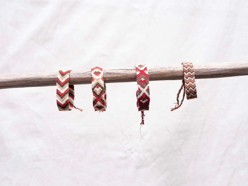 Pulsera Wayúu-Cono-Columbia - Bracelets - Cotton & Hemp Brown