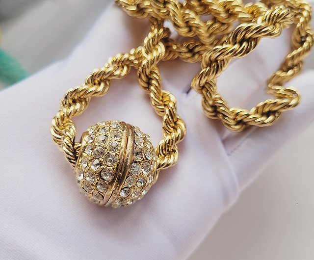 Antique Ball Design Gold Chain For Women/Girls