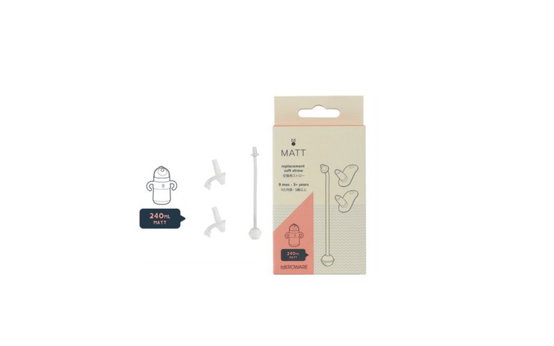 meroware MATT replacement soft straw- NEW packaging - อื่นๆ - ซิลิคอน สีใส