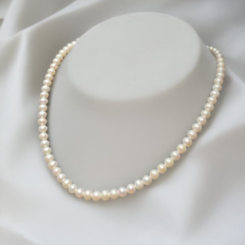 天然珍珠項鍊 | 天然珍珠 | 送禮 - 項鍊 - 珍珠 白色