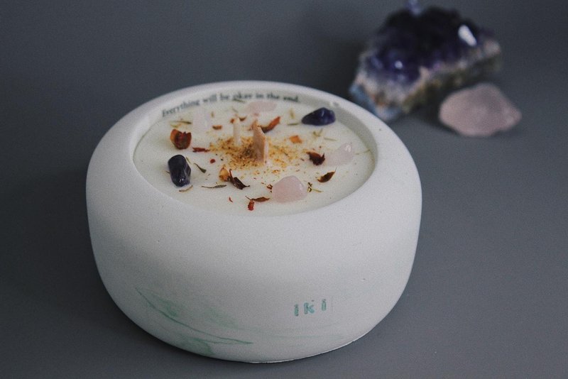 iki scent chakra series - heart chakra energy candle - น้ำหอม - ขี้ผึ้ง 