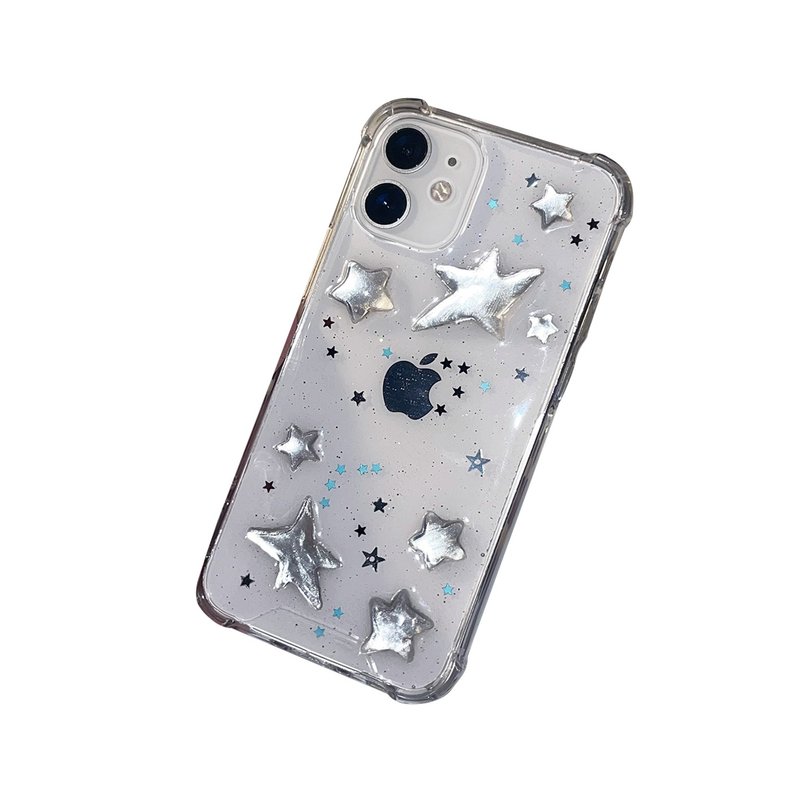 shooting star PHONECASE - Phone Cases - Plastic Silver