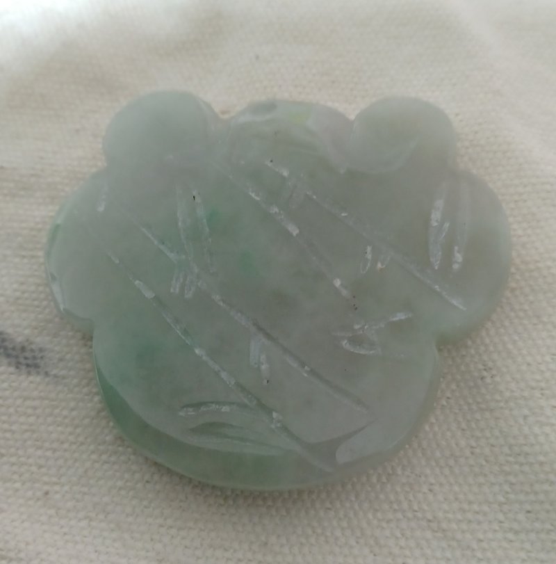 玉鎖圖形切割吊咀 - 項鍊 - 玉石 