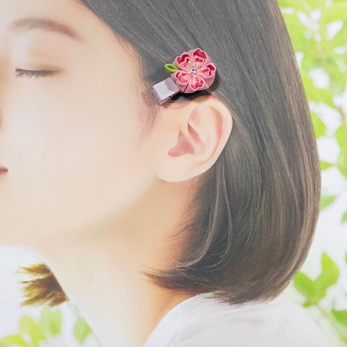 つまみ細工 桜 ベビーヘアクリップ ヘアピン ヘアゴム ヘアアクセサリー 髪飾り 51N1kq5EWeL._UF894,1000_QL80_.jpg