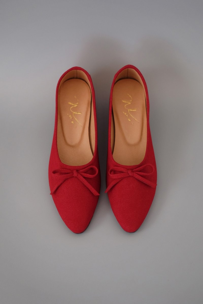 Gloves Ballet (舞蹈紅) Heels 超柔版  | WL - 高跟鞋/跟鞋 - 其他人造纖維 紅色