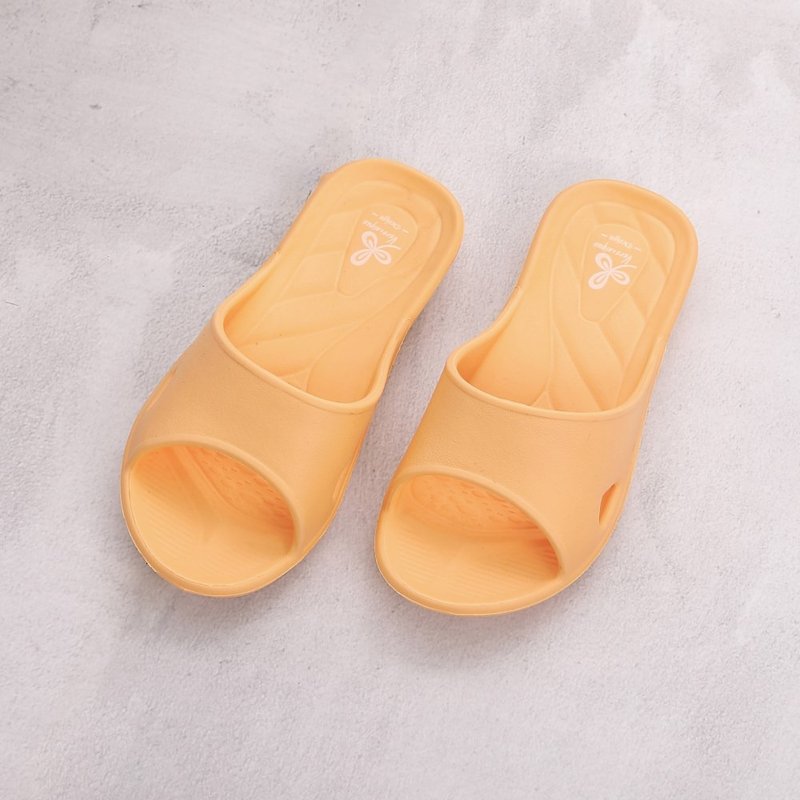 [Veronica] Children's Fragrance Comfortable and Convenient Indoor Children's Slippers-Yellow Orange - Indoor Slippers - Plastic 