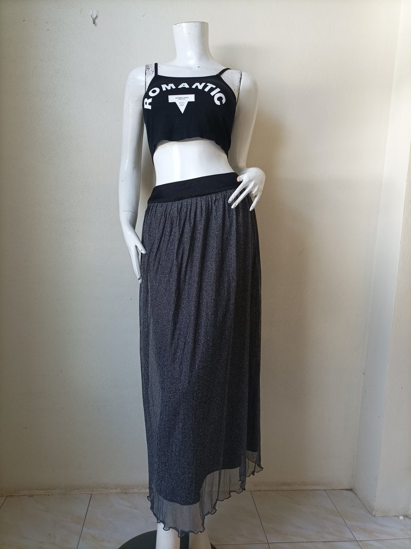 Vintage Koos Maxi skirt/ Skirt Size 9 waist 26 - 裙子/長裙 - 聚酯纖維 