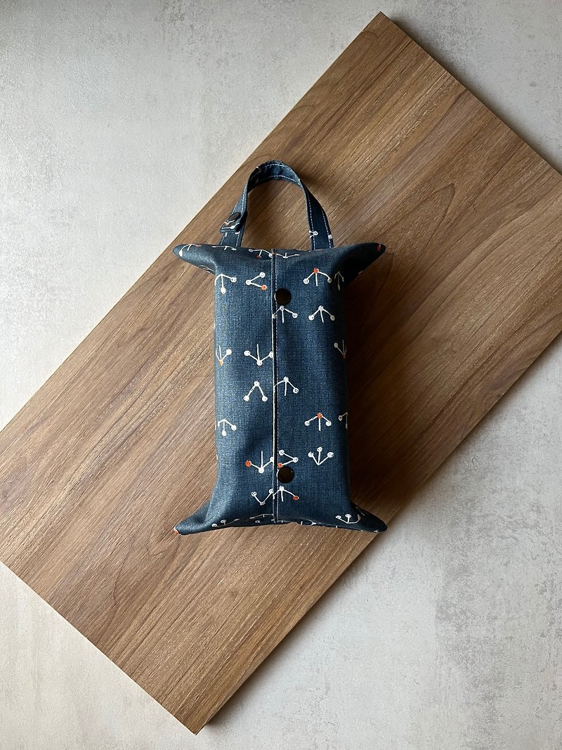 Hanging toilet paper bag丨elements - กล่องทิชชู่ - ผ้าฝ้าย/ผ้าลินิน 