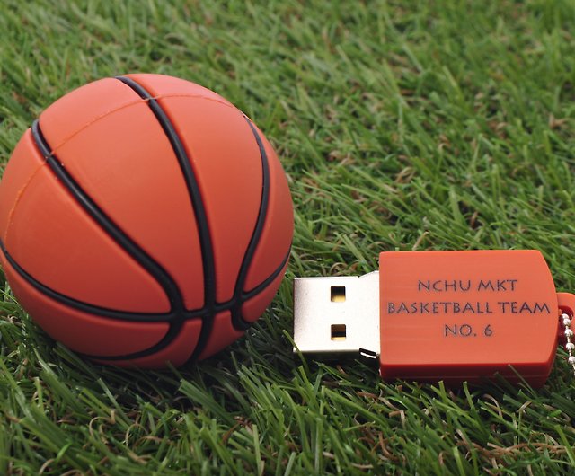 Basketball shape flash drive 16GB + single-sided printing - Shop