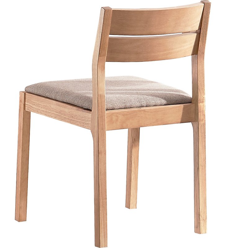 Wesgreen Nordic modern Japanese solid wood dining chair chair stool - Chairs & Sofas - Wood Brown