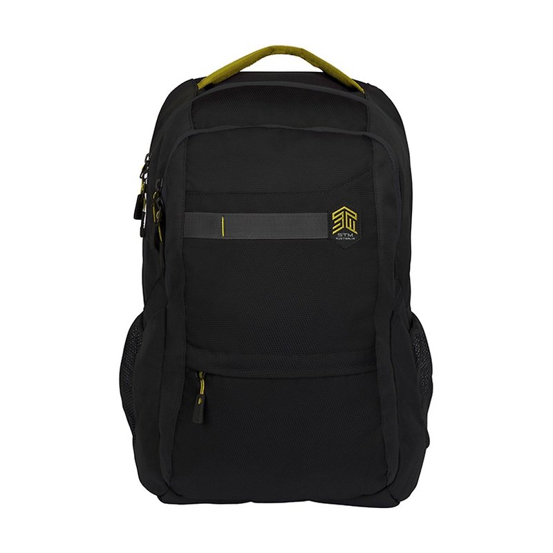 [STM] Trilogy Backpack 15” Lightweight and Large Capacity Laptop Backpack (Black) - Backpacks - Polyester Black