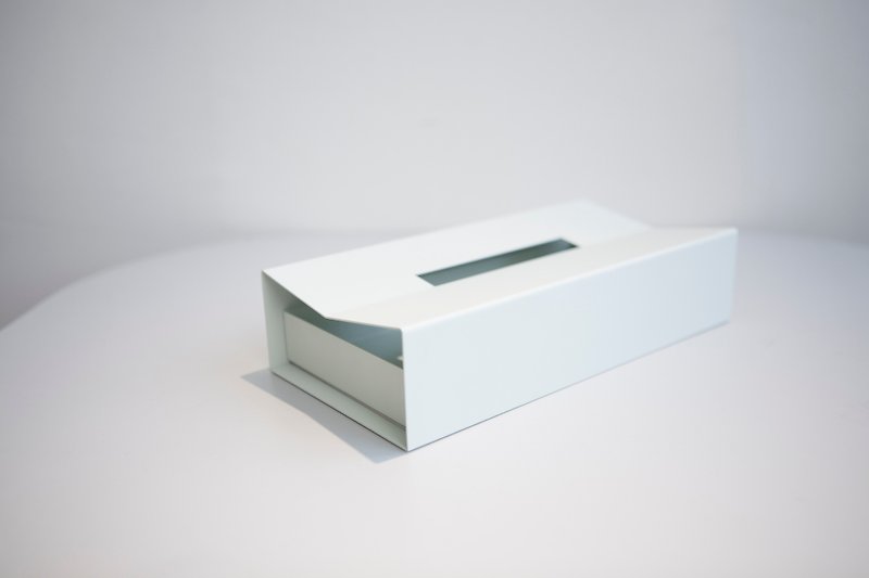 M tissue box - D  - Tissue Boxes - Other Metals Green
