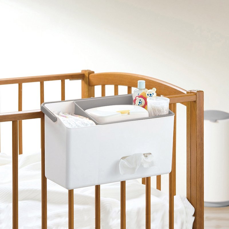 日本like-it 日製嬰兒床邊用品收納箱 - 收納箱/收納用品 - 塑膠 多色