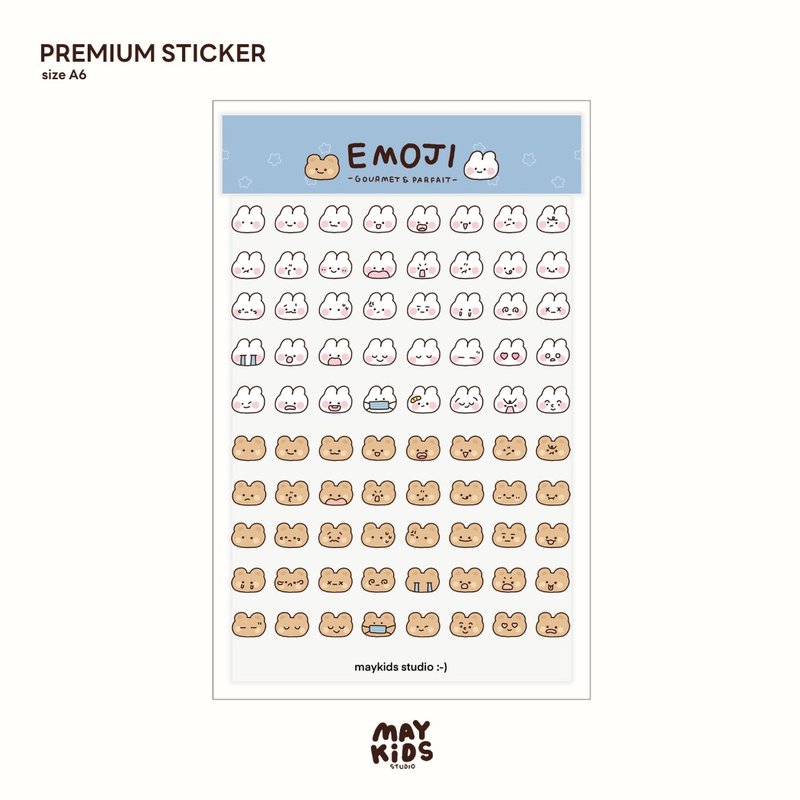 Emoji Sticker - 貼紙 - 紙 白色