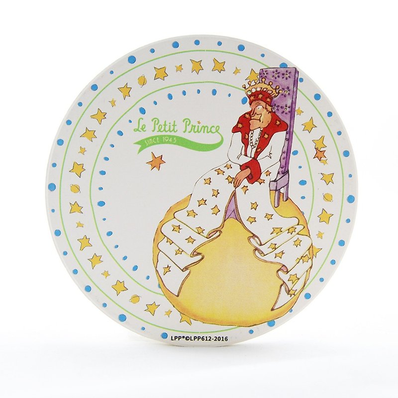 The Little Prince Classic authorization - water coaster: [King] lonely (round / square) - Coasters - Pottery Yellow