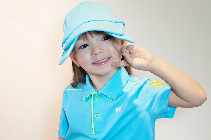 二合一造型棒球帽-兒童-藍 - 帽子 - 聚酯纖維 藍色